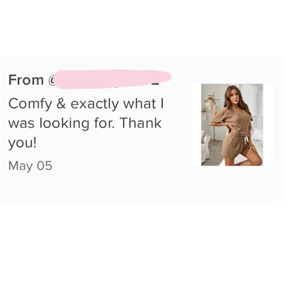 2 Piece Lounge Set in Tan: Top + Shorts - Picture 9 of 11